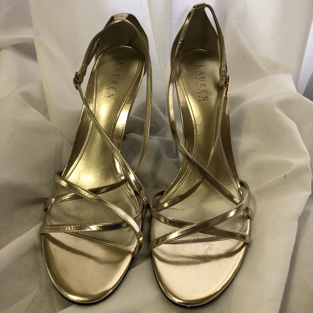 Gold heels